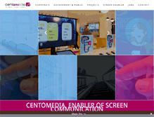 Tablet Screenshot of centomedia.be